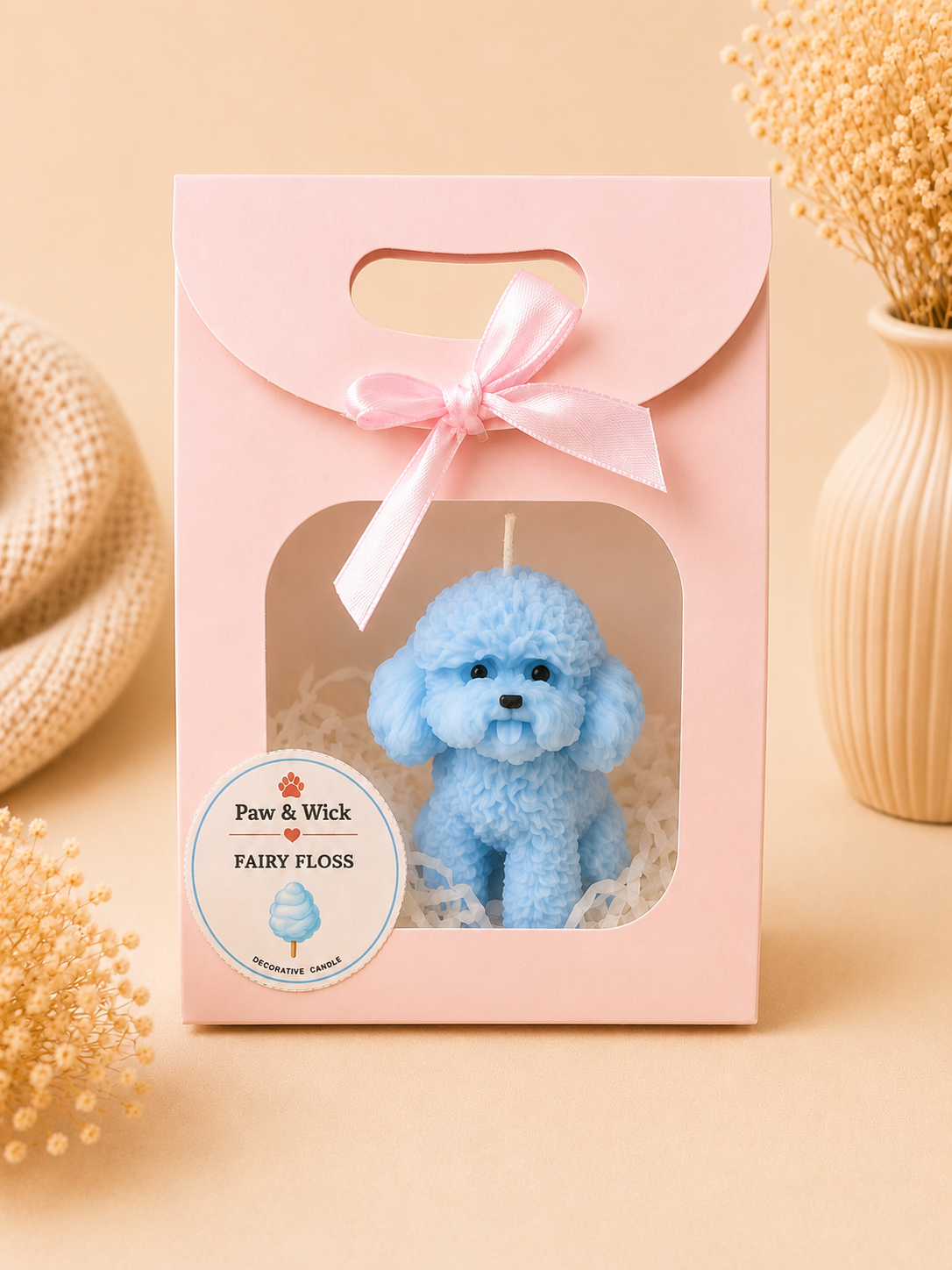 Blue Fairy Floss Poodle