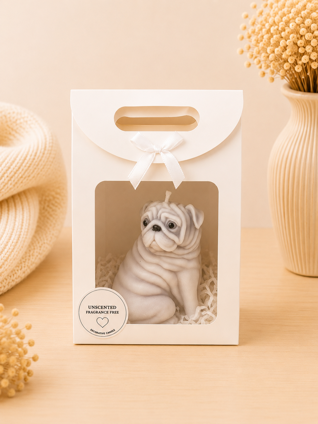 Pure Pug Candle - Fragrance Free