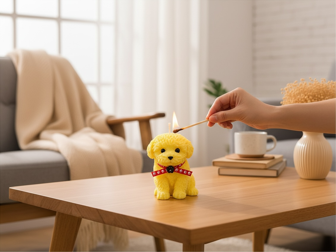 Tropical Pup Statement Candle