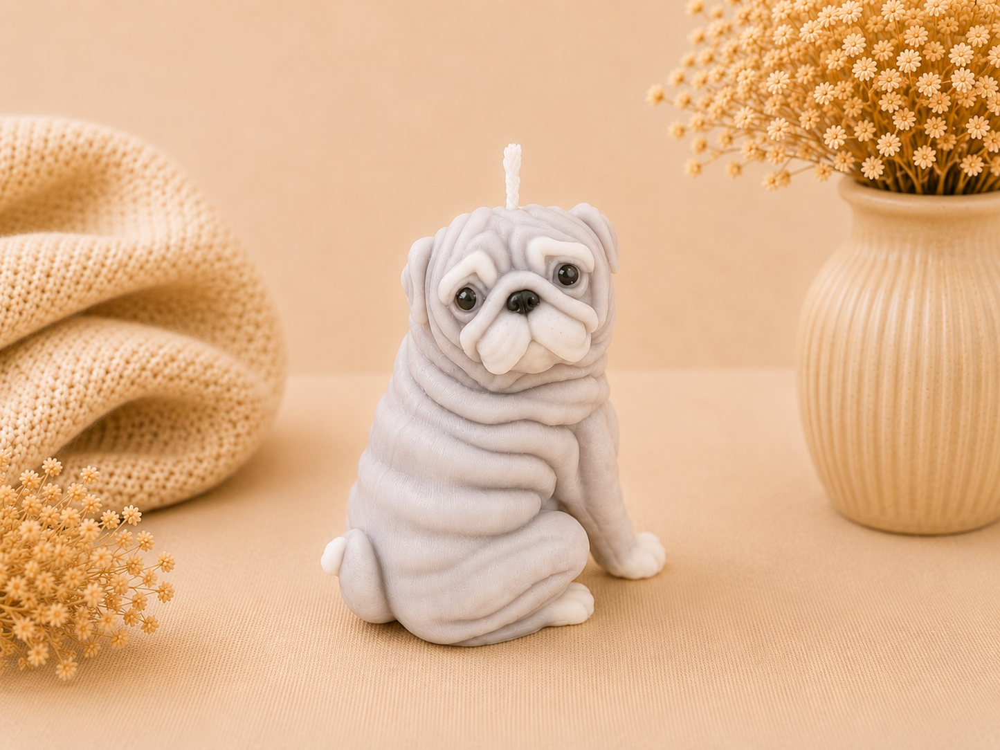 Pure Pug Candle - Fragrance Free