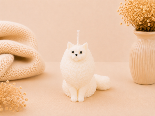 Heavenly Ragdoll Cat Candle