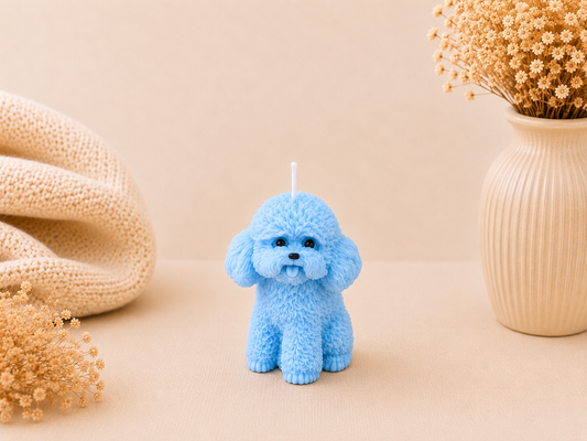 Blue Fairy Floss Poodle