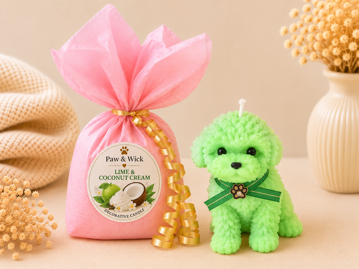 Paradise Pup Statement Candle