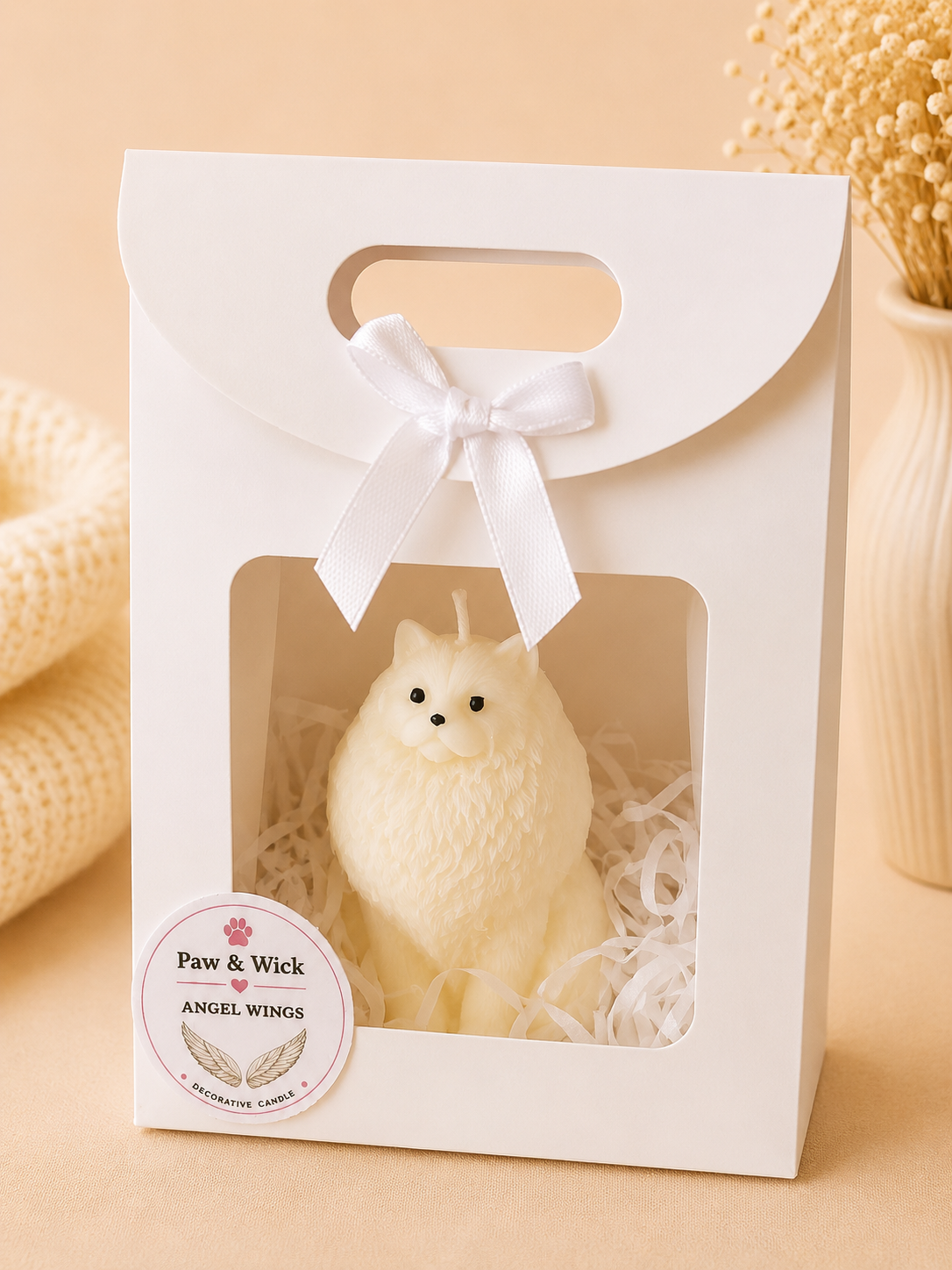 Heavenly Ragdoll Cat Candle