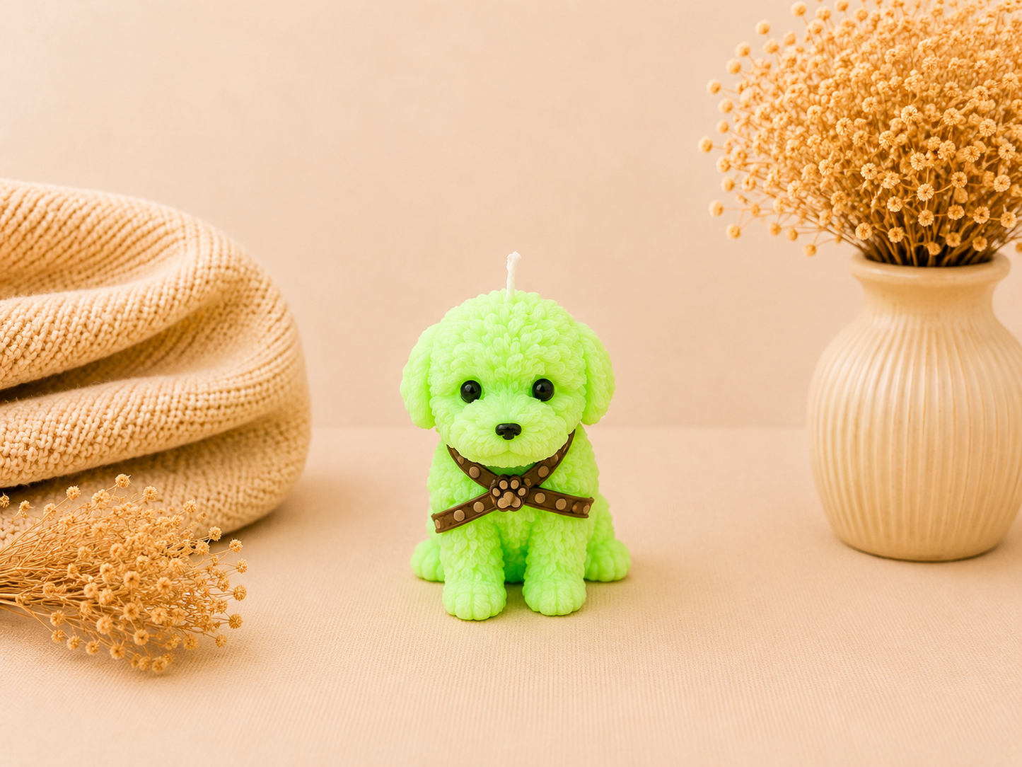 Avocado & Mint Pup Statement Candle