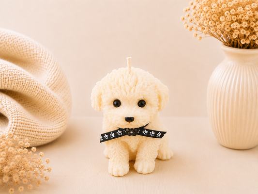 Simply Vanilla Statement Pup Candle
