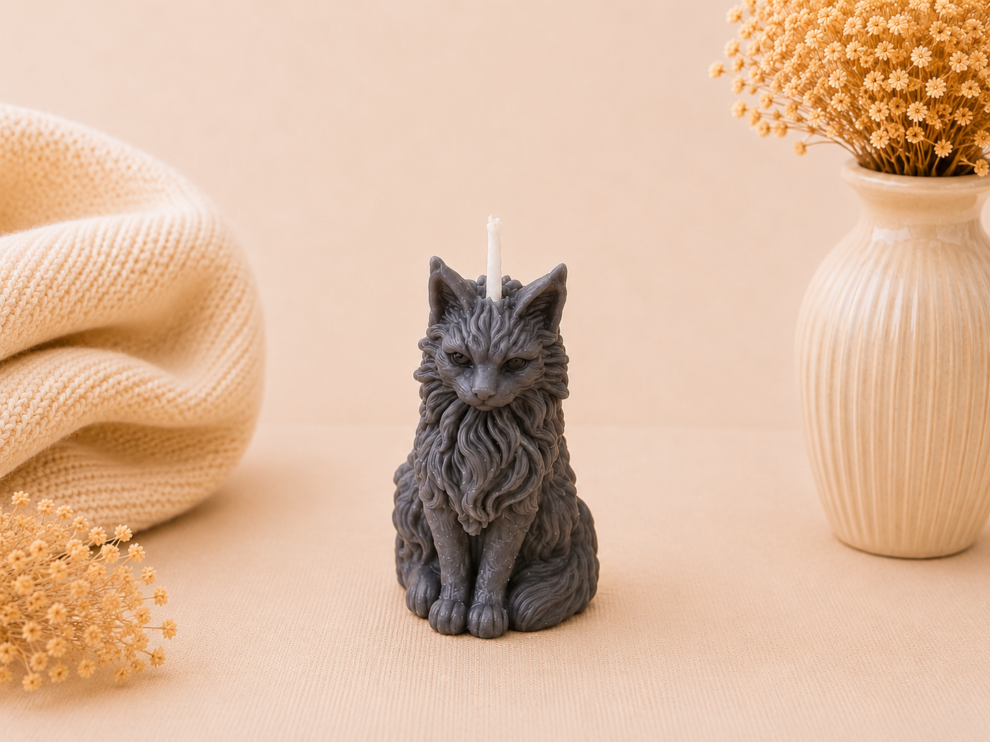 Paradise Tabby Candle