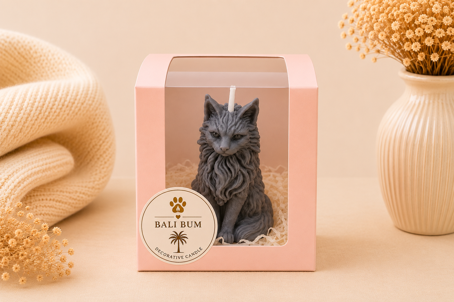 Paradise Tabby Candle