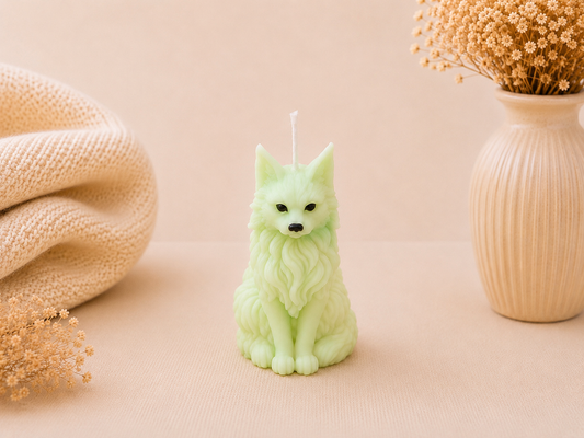 Tropical Cream Tabby Candle
