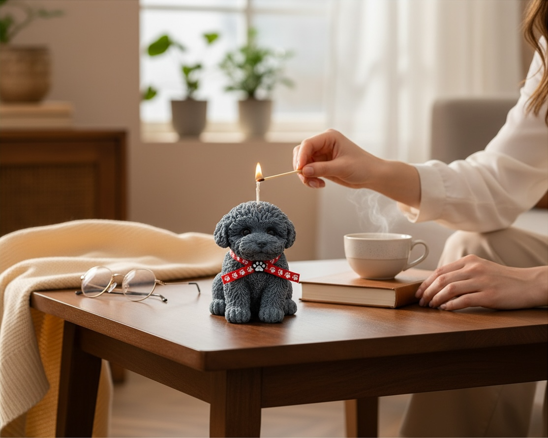 Bali Bum Pup Statement Candle